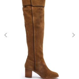 MATISSE WOMEN'S TAN PIPER OVER THE KNEE BOOTS